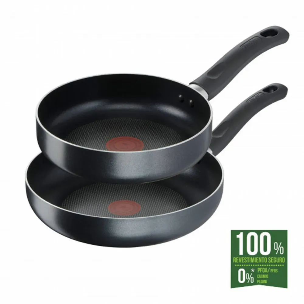 Padella Tefal SEMPLICE COOK 2UDS Bianco Acciaio inossidabile