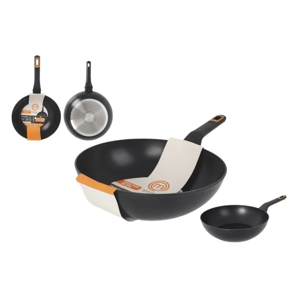 Padella Wok MasterChef 28 cm (6 Unità)