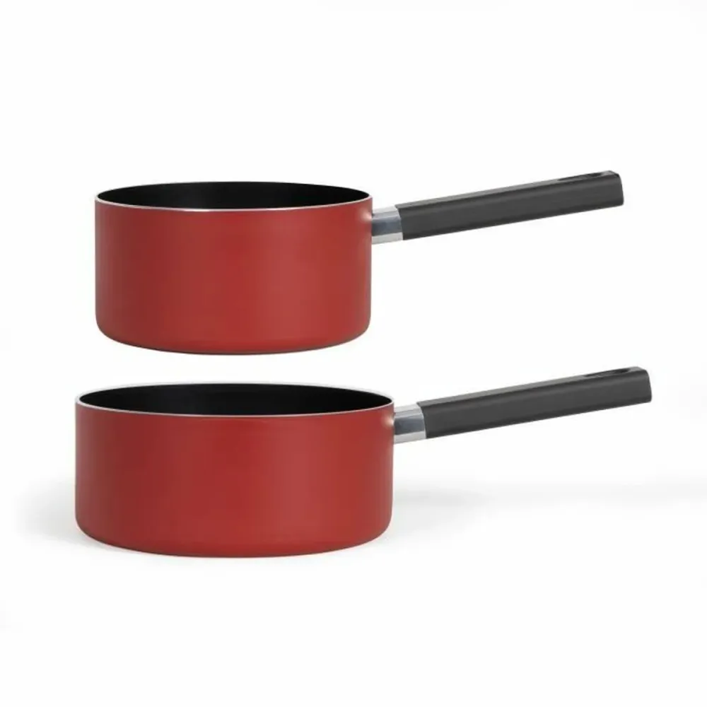 Set di pentolini Livoo Rosso Morbido 2 Pezzi (2 Unità)