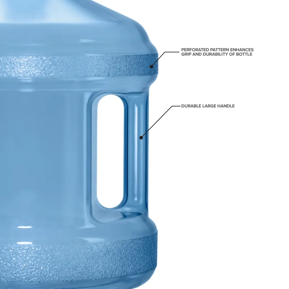 Two Gallon Polycarbonate Plastic Durevole Water Bottle Screw Cap