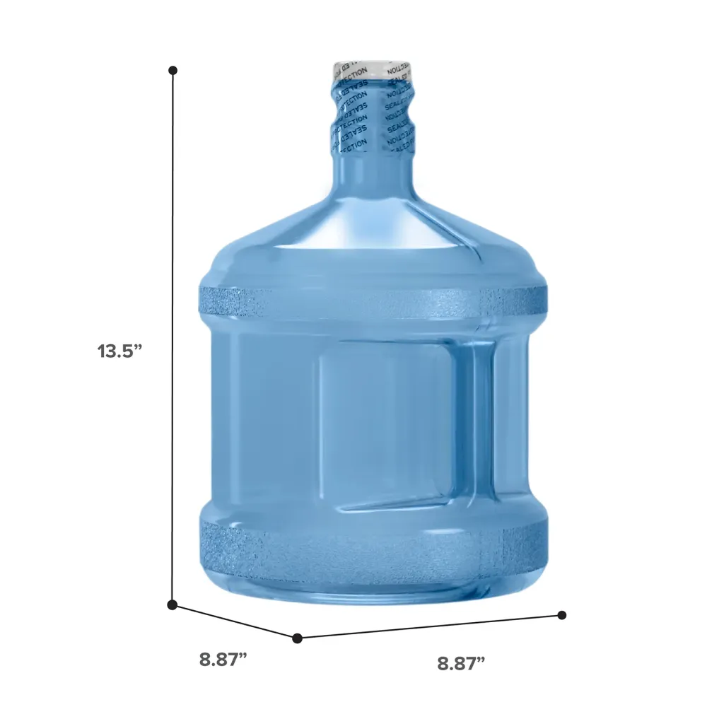 Two Gallon Polycarbonate Plastic Durevole Water Bottle Screw Cap