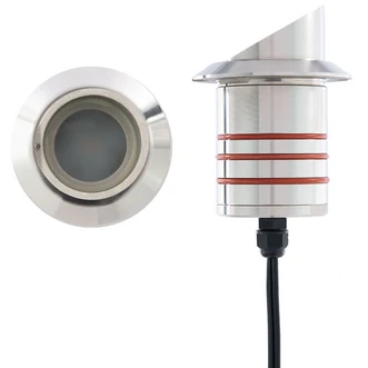 WAC Lighting - 2111-30SS - WAC 2" LED INGROUND SHROUD INOSSIDABILE STEEL 3000K