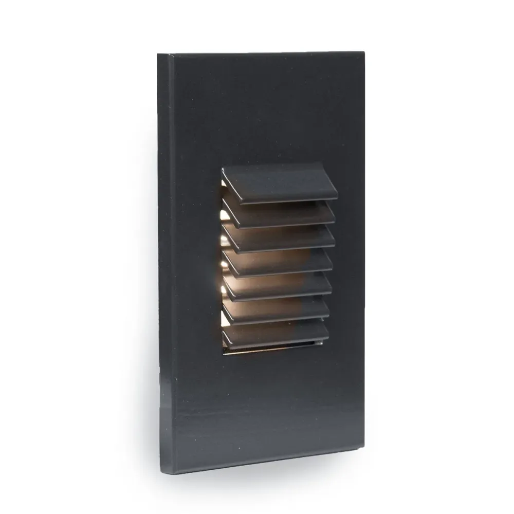 WAC Lighting - 4061-30BK - 9-15V Step And Wall Light - Rectangle 3000K Nero notte