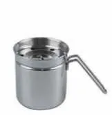 Bollilatte inox cm 10 modello daisy Omra