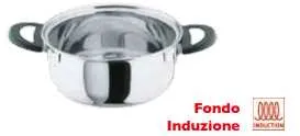 Casseruola semifonda 2 manici cm 24 modello lady plastic Omra