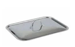 Coperchio teglia rettangolare inox cm 35 Omra