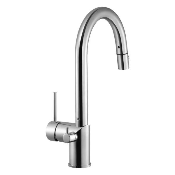 Hamat - SHPD-2000 PN - Binario Function Pull Down Shut Off Valve Hot Water Polished Nickel
