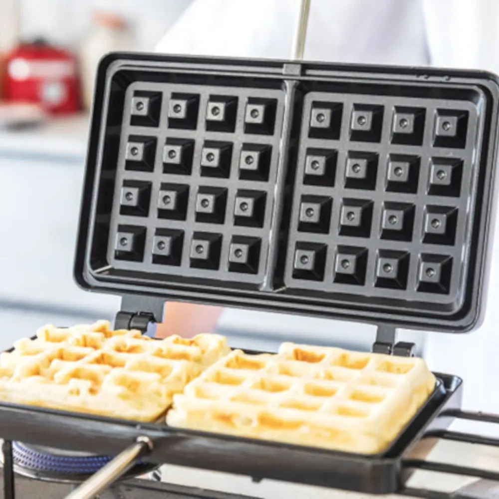 Macchina per waffle antiaderente KitchenCraft con Garanzia