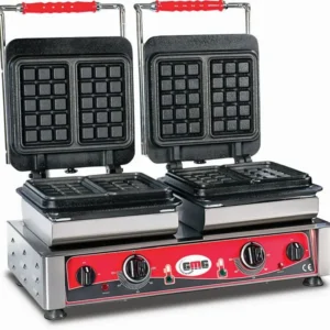 Piastra per waffle GMG Bruxelles 4x (102 x 164 x 26 cm) piastra di cottura intercambiabile molto semplice da montare da 50...