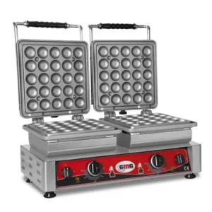 Piastra per waffle GMG Lokmia-D 2x (Ø25 x 35 cm x 17 cm/34 cm) piastra di cottura intercambiabile davvero semplice da mont...