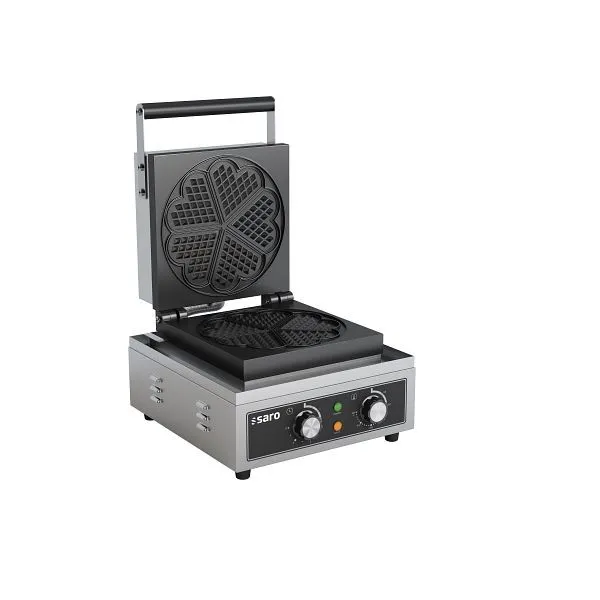 Piastra per waffle Saro Heart modello ILONA 443-1110 con Garanzia 3 Anni