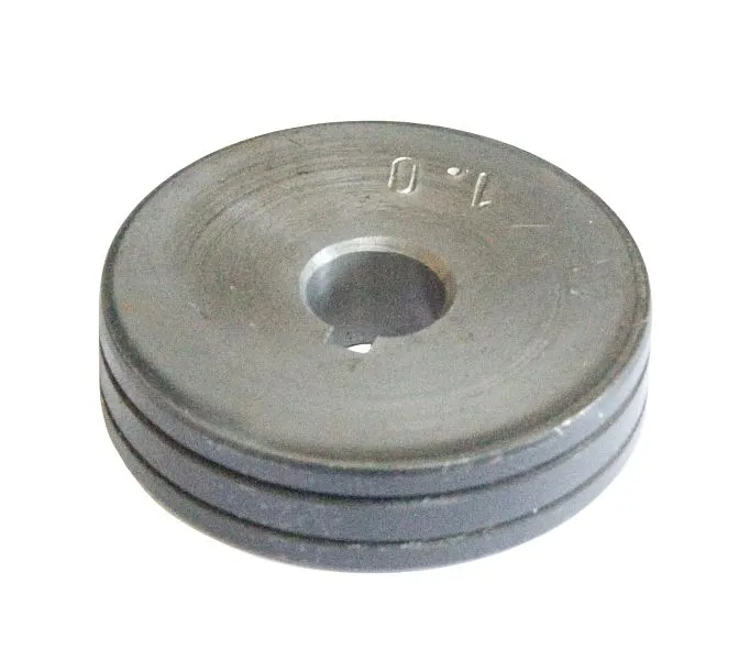Rullo di alimentazione ELMAG 08 mm DMS452/450/600 (Ø esterno 315 mm/Ø interno 10 mm larghezza 20 mm) per Fe/CrNi/CuSi TS &...