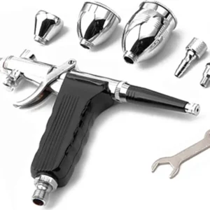 Aerografo Doppia Azione Tratto Fine 0,3mm Aeropenna Aria Compressa Serbatoi 116a