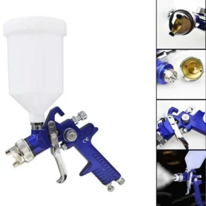 Aerografo 1.7 Mm Pistola Spruzzo Serbatoio Caduta 600ml Ad Aria Tools