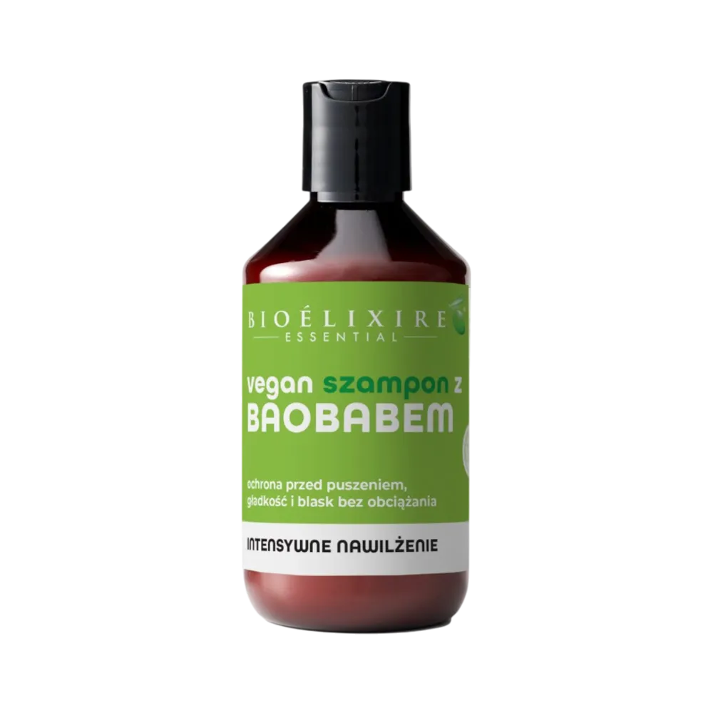 BIOELIXIRE ESSENTIAL Shampoo capelli idratante intensivo al baobab Vegan 300 ml