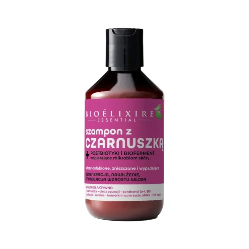 BIOELIXIRE ESSENTIAL Shampoo rigenerante per capelli al cumino nero 300 ml
