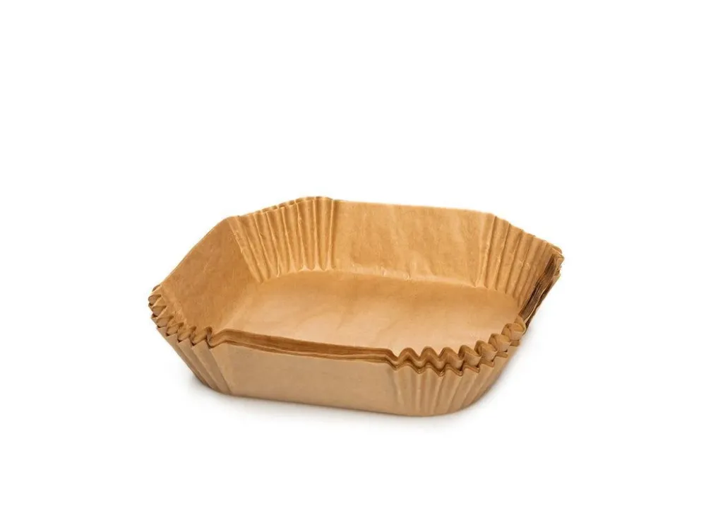CARTA DA FORNO PER FRIGGITRICE AD ARIA 16X16 CM – 50-PZ