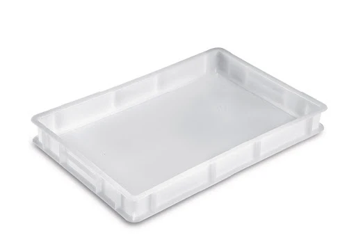 Cassetta Porta Impasto GigantPlast Service 60x40x10 cm - Contenitore Professionale per Lievitazione Pizza e Pane con Coper...