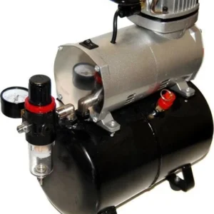 Compressore Con Serbatoio Aria Per Aerografo Aeropenna Modelismo Minicompressore Tools