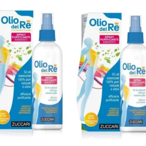 2 Conf ZUCCARI OLIO DEL RE SPRAY 150ml PURIFICANTE AMBIENTI IGIENE NATURALE ARIA