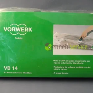 Confezione sacchi sottovuoto 3 pz 95x60cm Vorwerk Folletto