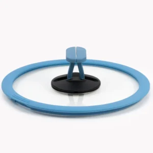 Coperchio per pentola nesto con bordo silicone Ø 20 cm, blu