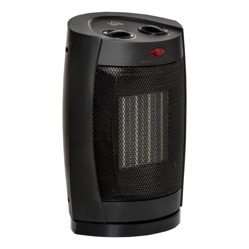Easycomfort Stufetta Elettrica Ceramica Oscillante 60°, Aria e Temperatura Regolabili 6-38°C, Potenza 900W/1500W, 19.5x14....
