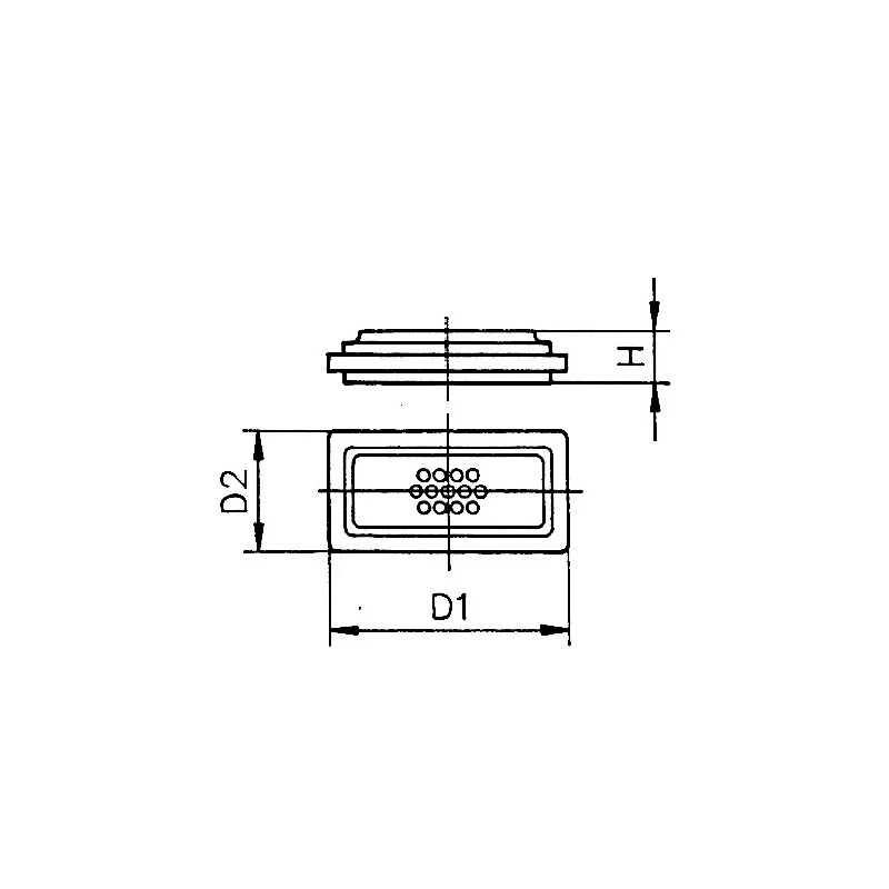 FILTRO ARIA VOLVO OR. 876185-876069 - 2020585 - FORNITURE NAUTICHE ITALIANE