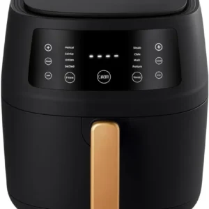 Friggitrice ad Aria 8 Litri Digitale 2400W – Touchscreen, Programmi Preimpostati, Cottura Senza Olio, Acciaio Inox, Antiad...