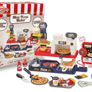 Grande chef mini pizza maker con accessori e funzionamento batteria