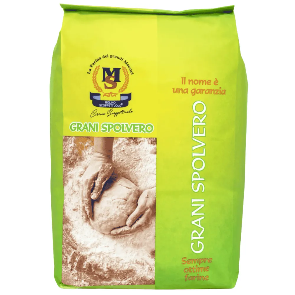 Grani Di Spolvero Professionali Scoppettuolo 5Kg | Farina Di Frumento Purissima | Ideale Per Pizza E Pane