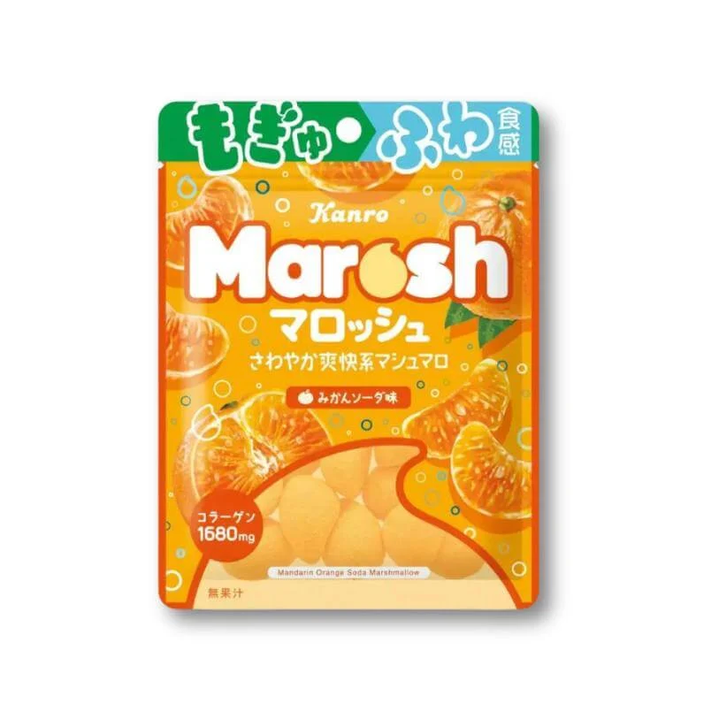 Kanro Marosh Marshmallow - Soda alla Mandarina