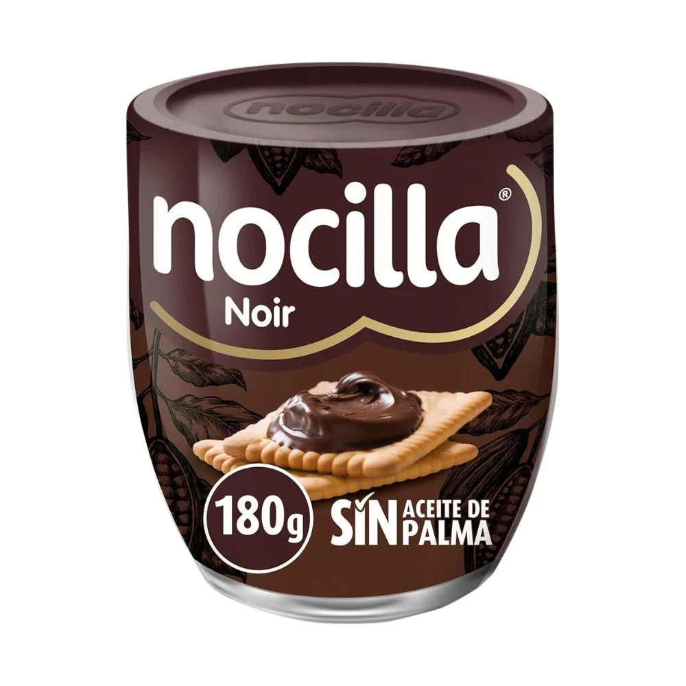 Nocilla Noir, crema spalmabile al cioccolato fondente da 180g