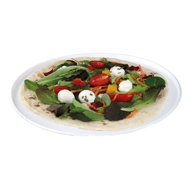 Piatto Pizza Polpa di Cellulosa d. 33 cm. - Cartone da 200 pz. (50 pz. x 4)