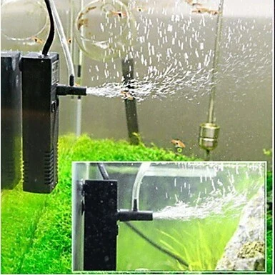 Pompa Aria 780 Acquario Filtro Interno Sommergibile Effetto Cascata Multi Funzione 8w 650l/h