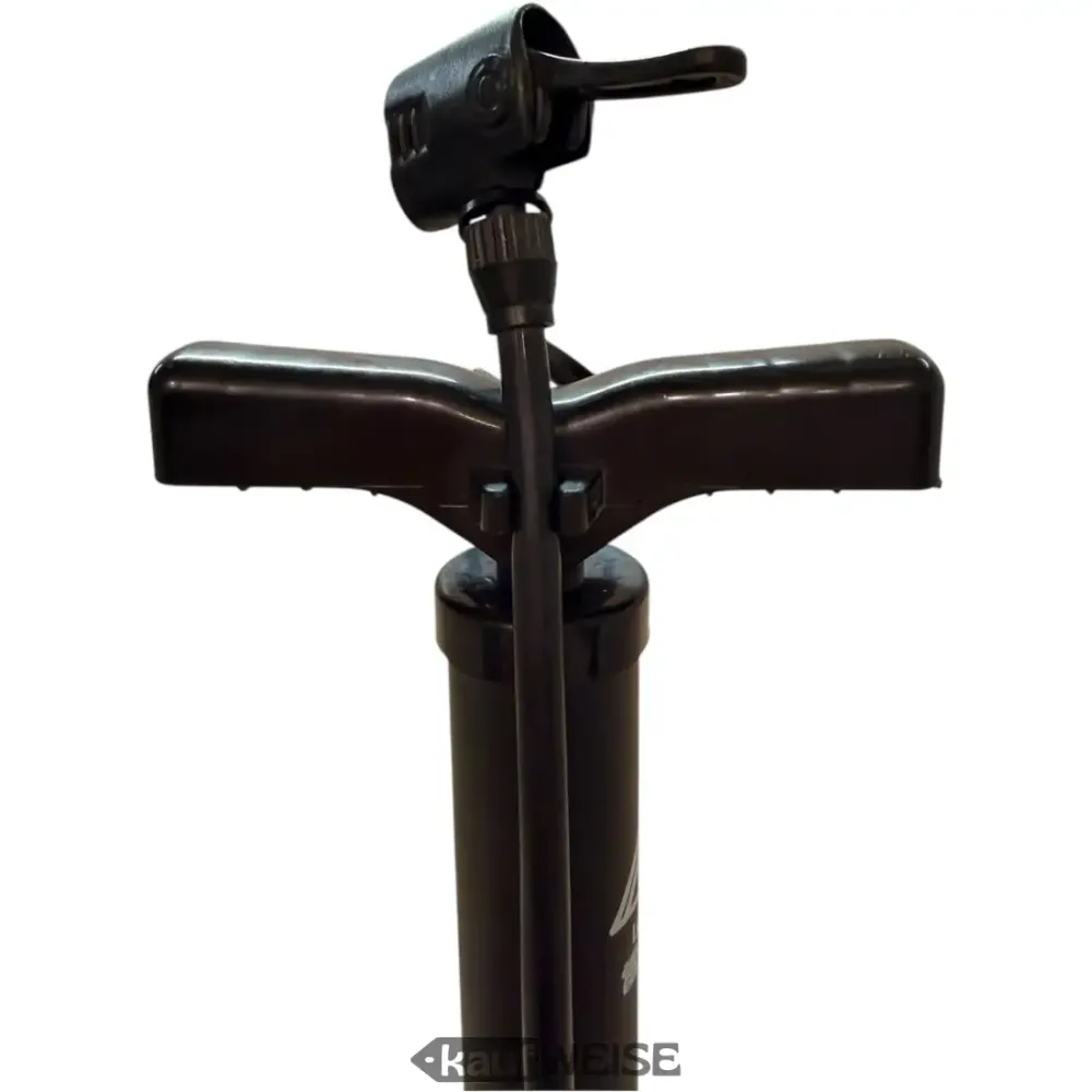 Pompa per bicicletta LeiPoS Mini Stand nera | Portatile e telescopica (33-52 cm) | Include 3 adattatori | Pompa ad aria co...