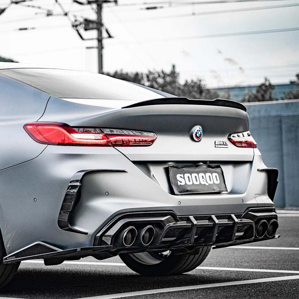Prese d'aria posteriori Dry Carbon stile SQ per BMW M8 (F91 F92)