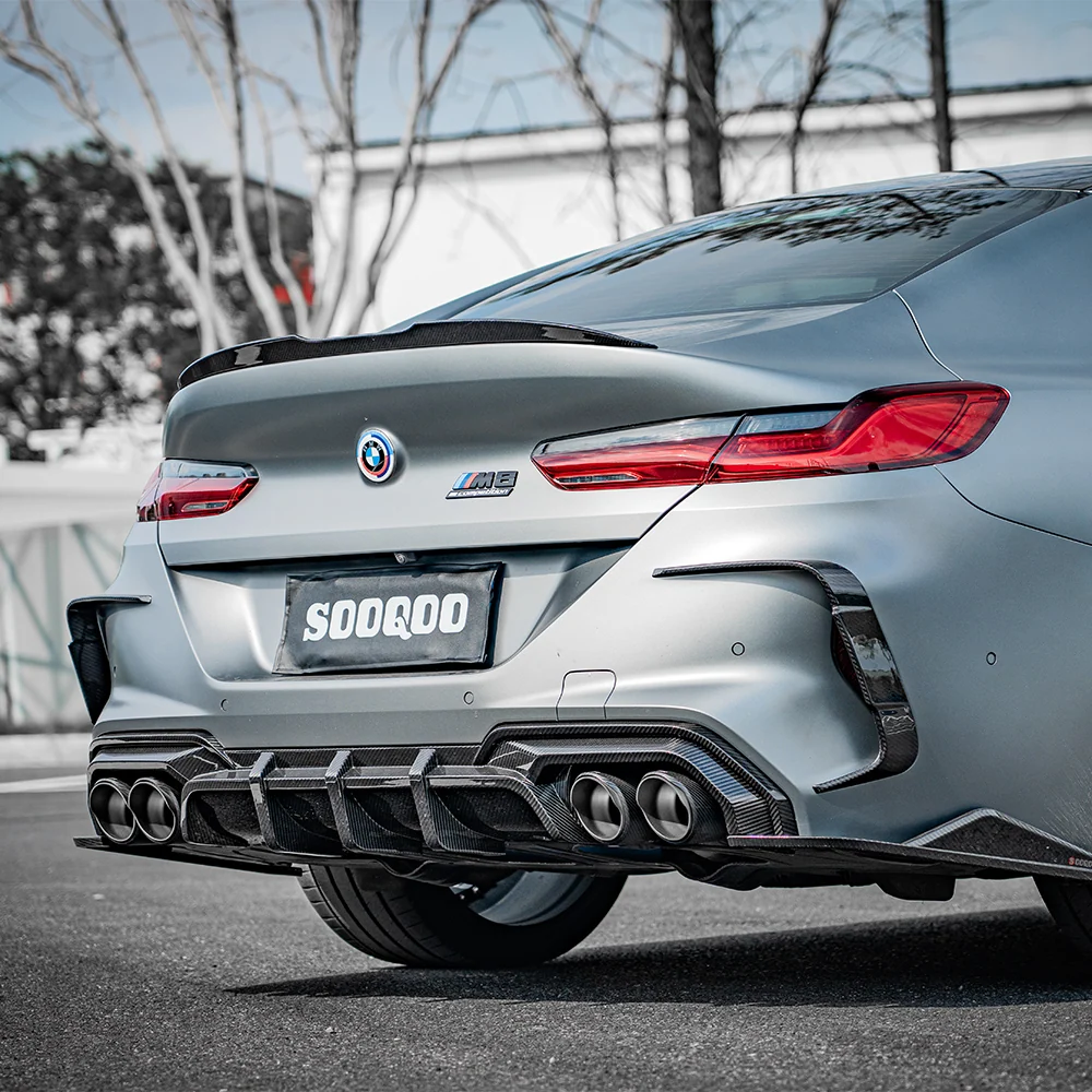 Prese d'aria posteriori Dry Carbon stile SQ per BMW M8 (F91 F92)