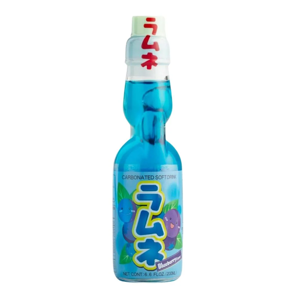 Ramune Blueberry Soda, bevanda giapponese al gusto di mirtillo da 200ml