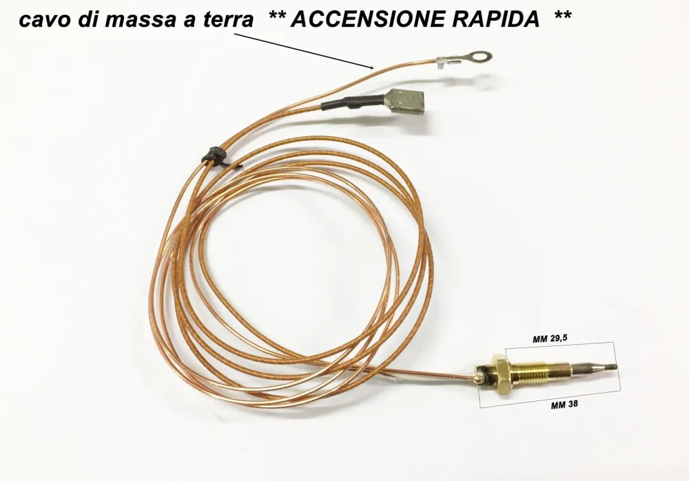 SMEG ARISTON INDESIT TECNOGAS NARDI WHIRLPOOL TERMOCOPPIA FORNELLO H 4775 TC 37