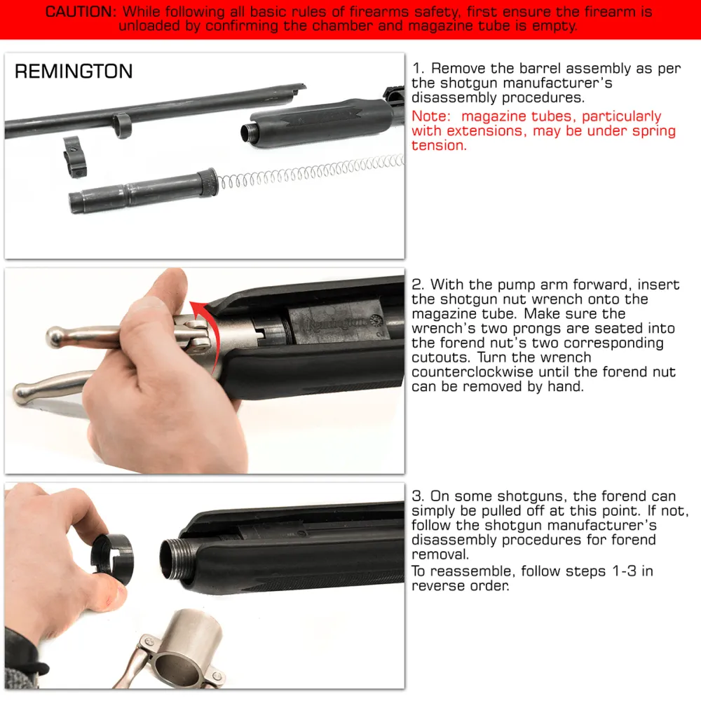 UTG | UNIVERSAL SHOTGUN FOREND WRENCH - Chiave universale per Shotgun