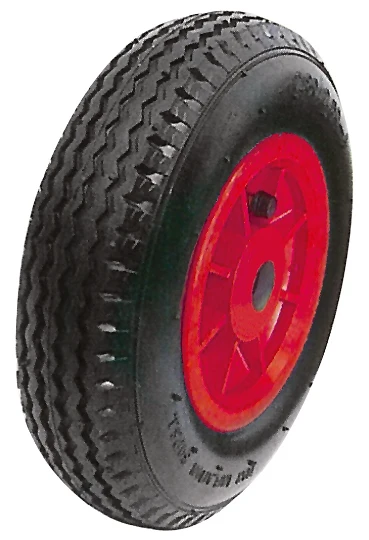 Utilia RUOTA CON CAMERA D'ARIA PER CARRELLI PORTASACCHI Ø mm.215 Ø foro mm.16
