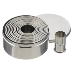 Set di formine per biscotti rotonde Schneider seghettate 12 pezzi acciaio inossidabile spessore materiale: 04 mm 199513