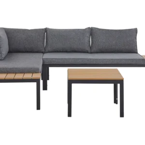 Set da giardino PIENZA Legno plastico Grigio Reversibile