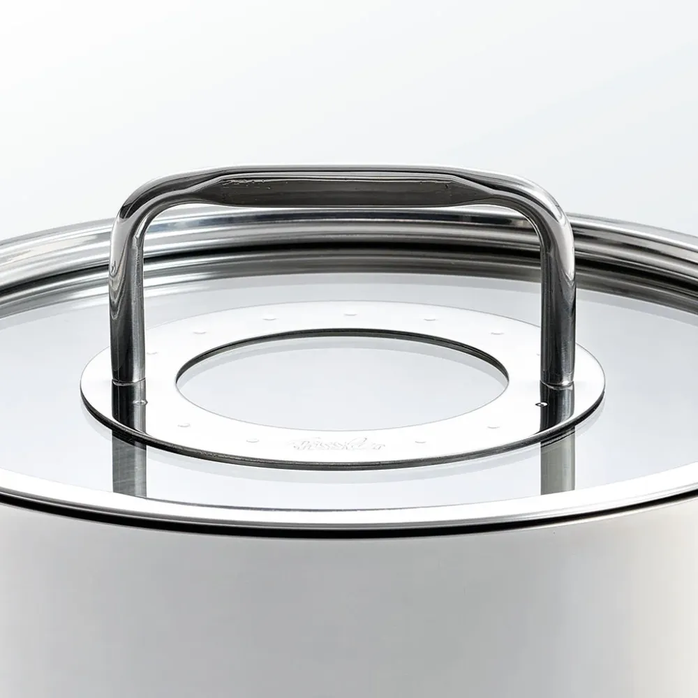 Pentola Bonn Fissler acciaio inox con coperchio