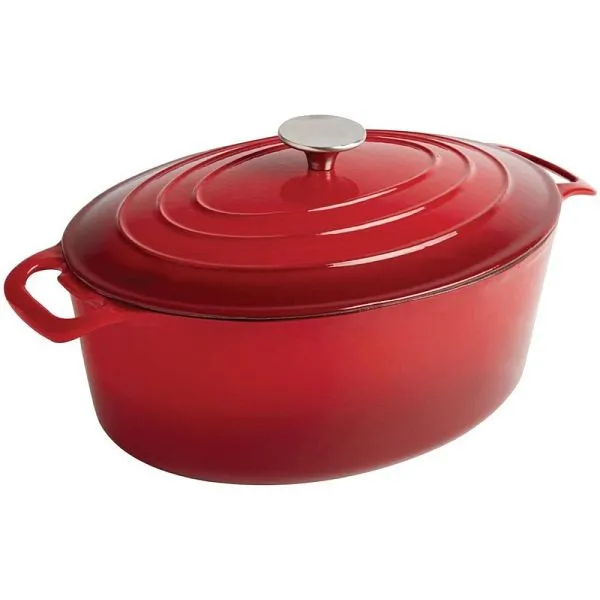 Vogue casseruola ovale rossa GH313