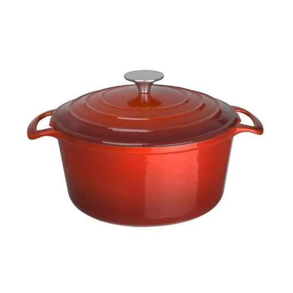 Vogue casseruola rotonda rossa GH304