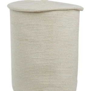 Cesta cotone bianco infangato SILOPI