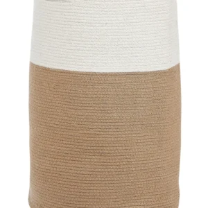 Cesto cotone crema e bianco ARDESEN