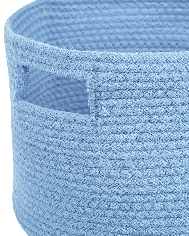 Set di 2 cesti cotone blu CHINIOT